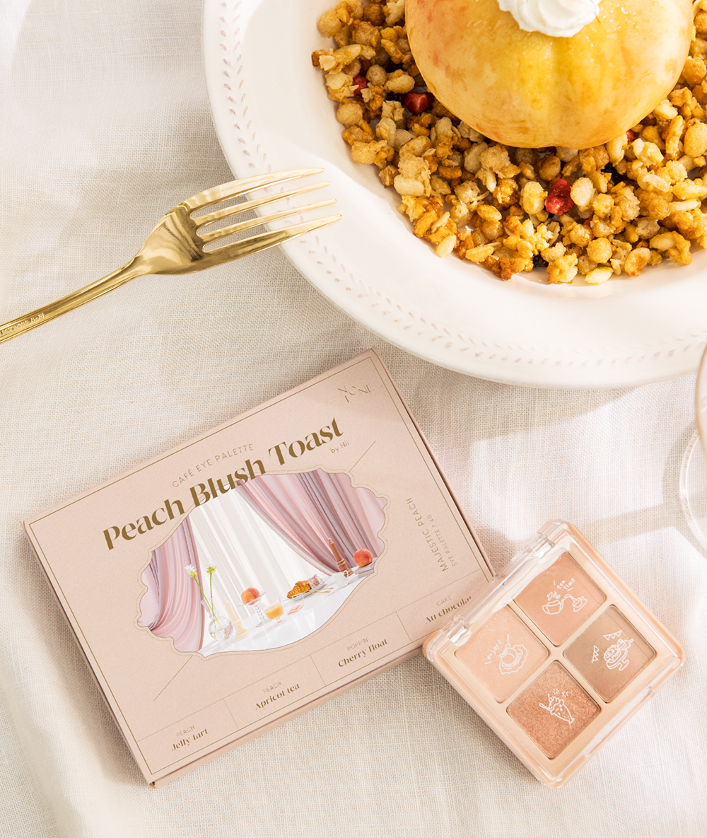 ”Peach Blush Toast” <br>cafe eye palette